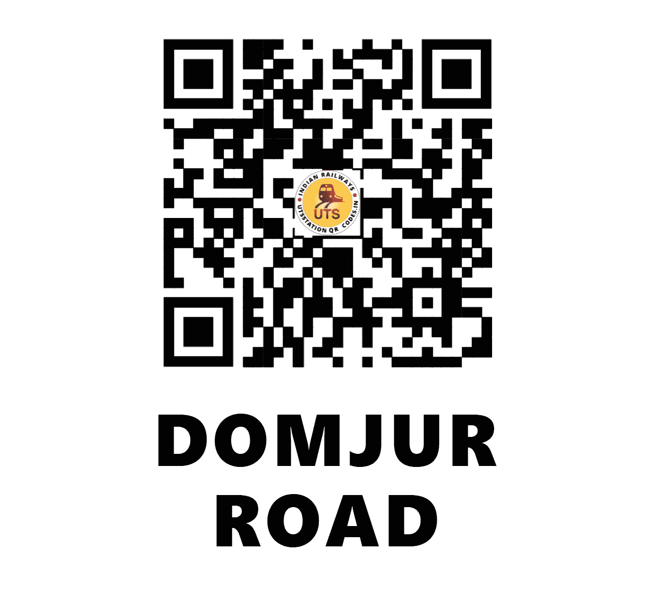UTS QR Code for DOMJUR ROAD - DMJR - SE (WEST BENGAL)